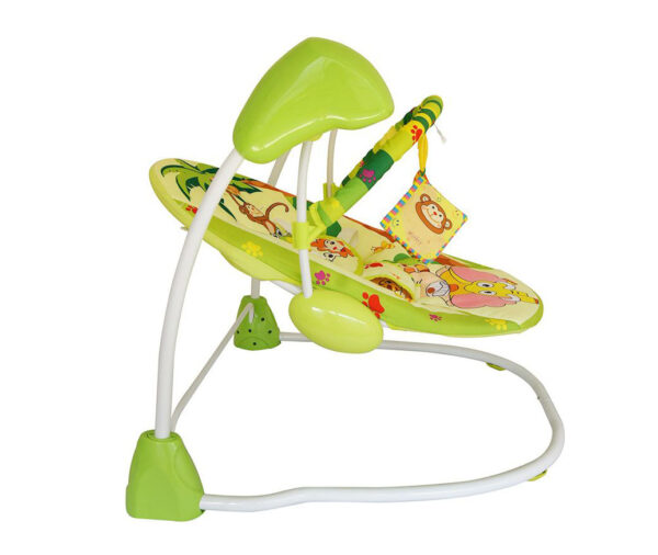 LuvLap Baby Swing Happy Forest Theme - Green-14262