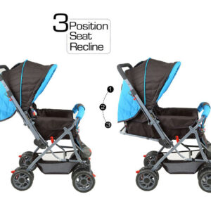 LuvLap Sunshine Baby Stroller (18181) - Blue-14379