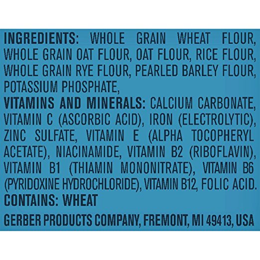 Gerber, MultiGrain Cereal (Sitter) - 227 gm NON GMO-18941
