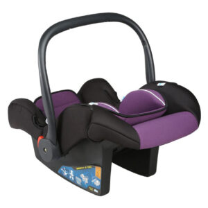 LuvLap Infant Baby Car Seat Cum Carry Cot With Rocker And Canopy (18216) - Purple-14432