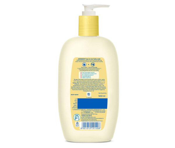 Johnson's Top to Toe Baby Wash - 500ml-14041