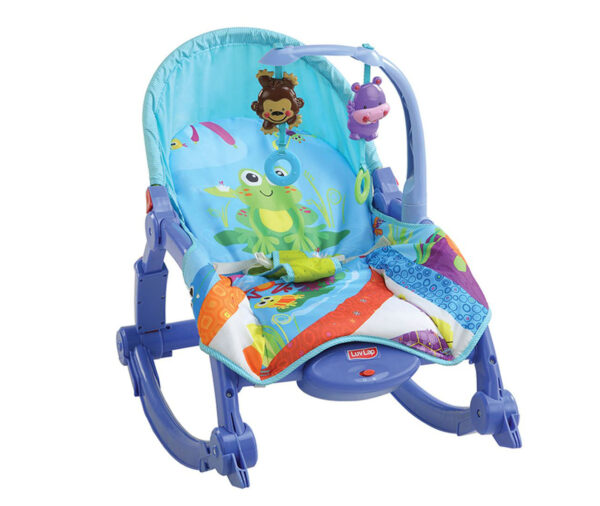 Luvlap Little Hopper Toddler Rocker (18200) - Blue-0