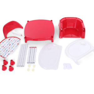 LuvLap 3 in 1 Baby High Chair (18293) - Red-14608