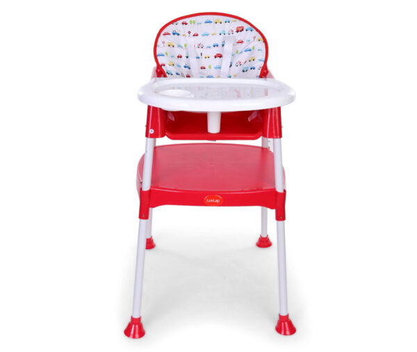 LuvLap 3 in 1 Baby High Chair (18293) - Red-14599