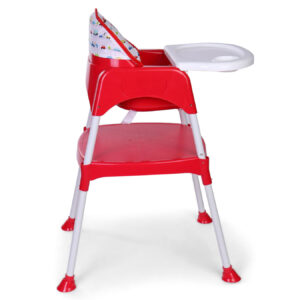 LuvLap 3 in 1 Baby High Chair (18293) - Red-14605