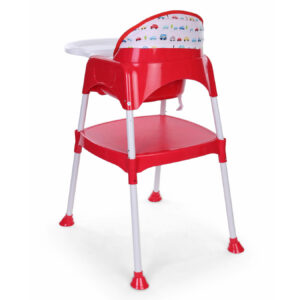 LuvLap 3 in 1 Baby High Chair (18293) - Red-14603