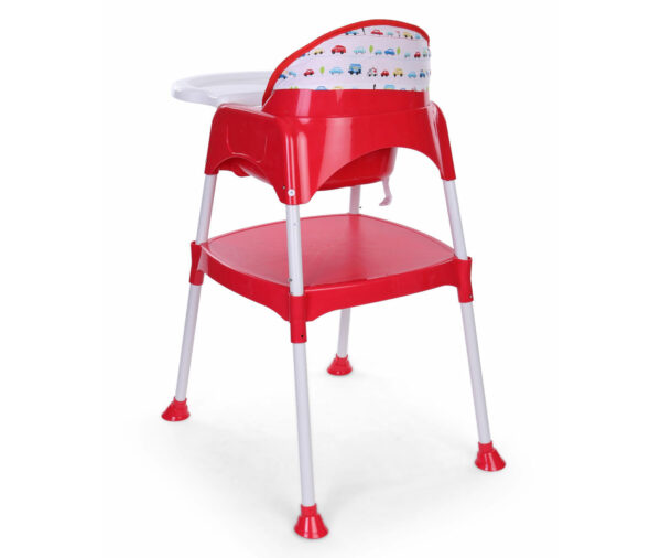 LuvLap 3 in 1 Baby High Chair (18293) - Red-14603