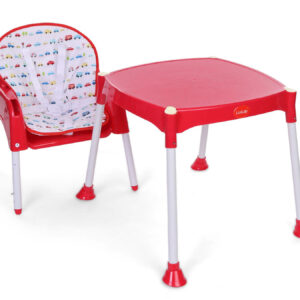 LuvLap 3 in 1 Baby High Chair (18293) - Red-14606