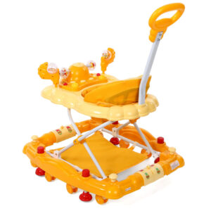 LuvLap Comfy Baby Walker Cum Rocker (18230) - Yellow-14613