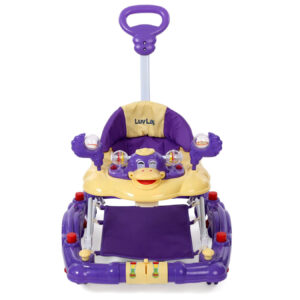 LuvLap Comfy Baby Walker Cum Rocker (18232) - Purple-14622