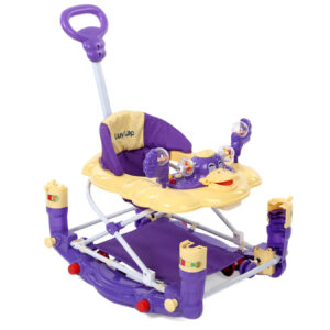 LuvLap Comfy Baby Walker Cum Rocker (18232) - Purple-14621