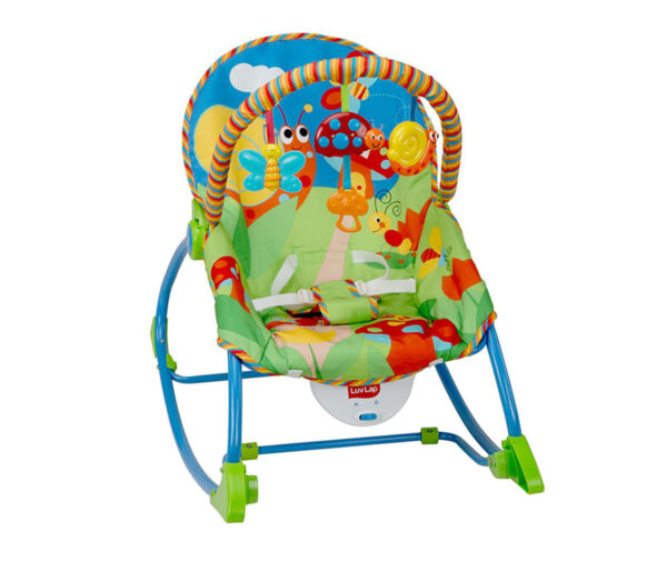 Luvlap Butterfly Toddler Rocker (18201) - Multi Color-14630