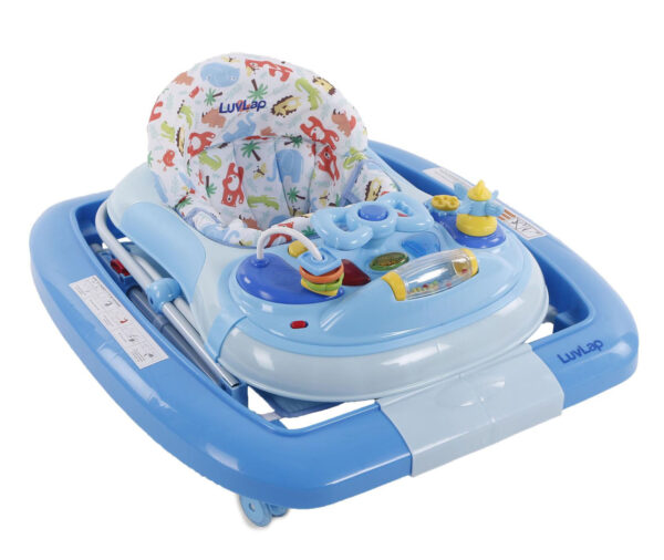 LuvLap Grand Baby Walker Cum Rocker (18297) - Blue-14637