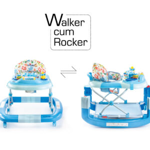 LuvLap Grand Baby Walker Cum Rocker (18297) - Blue-14635