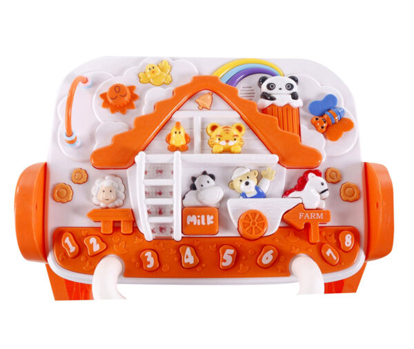 LuvLap Baby Musical Activity Walker (18345) - Orange-14707