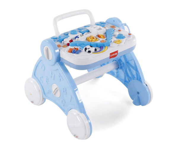 LuvLap Baby Musical Activity Walker (18346) - Blue-0