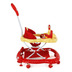 LuvLap Sunshine Musical Baby Walker (18241) - Red-14741