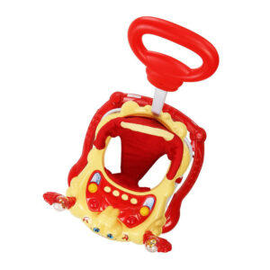 LuvLap Sunshine Musical Baby Walker (18241) - Red-14740