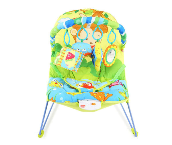 LuvLap Baby Bouncer Fish Print (18168) - Multi Colour-14759