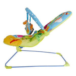 LuvLap Baby Bouncer Little Dino Print (18167) - Multi Colour-14774