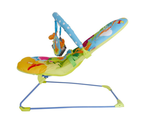 LuvLap Baby Bouncer Little Dino Print (18167) - Multi Colour-14774