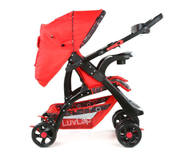 LuvLap Sports Stroller 18242 - Red-14900