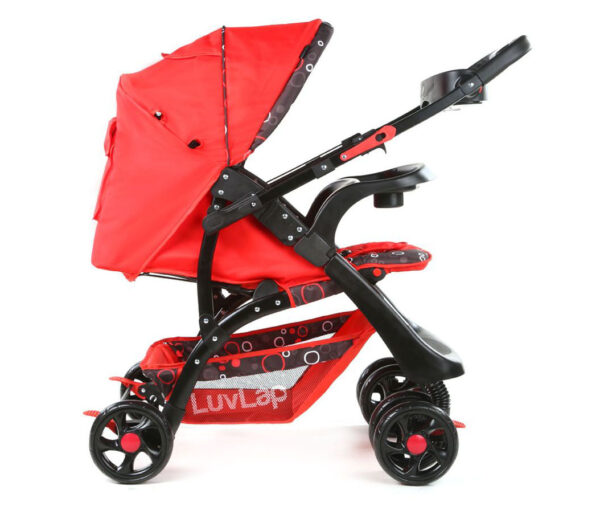 LuvLap Sports Stroller 18242 - Red-14902