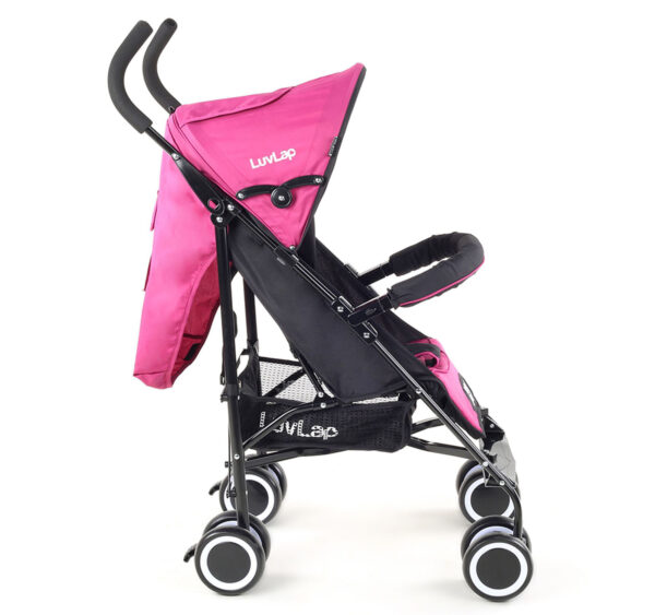 LuvLap City Baby Stroller Buggy (18279) - Pink-14934