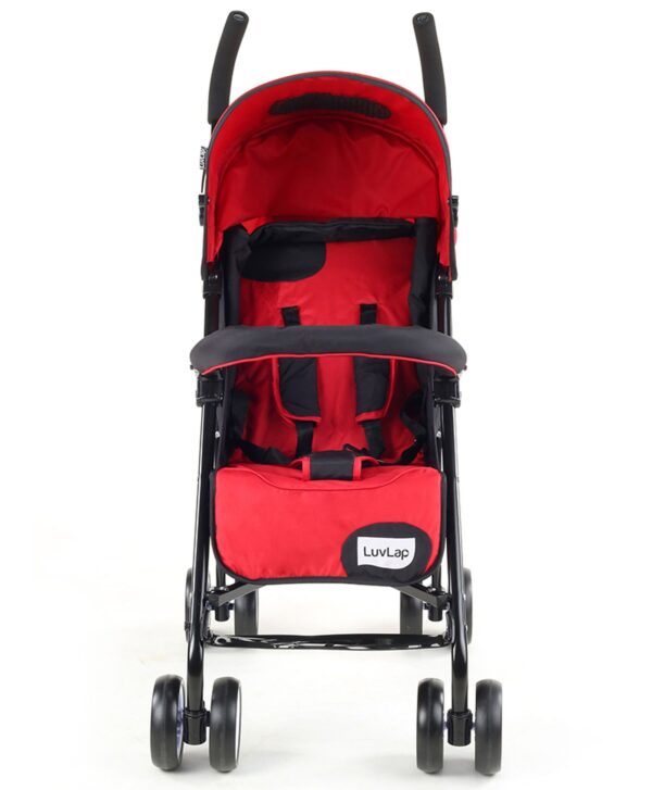 LuvLap City Baby Stroller Buggy (18280) - Red-14952