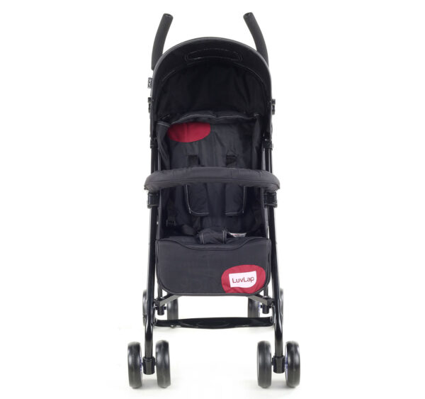 LuvLap City Baby Buggy Cum Stroller (18277) - Black-14964