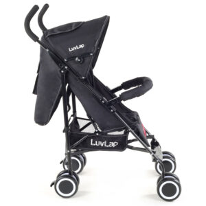 LuvLap City Baby Buggy Cum Stroller (18277) - Black-14968