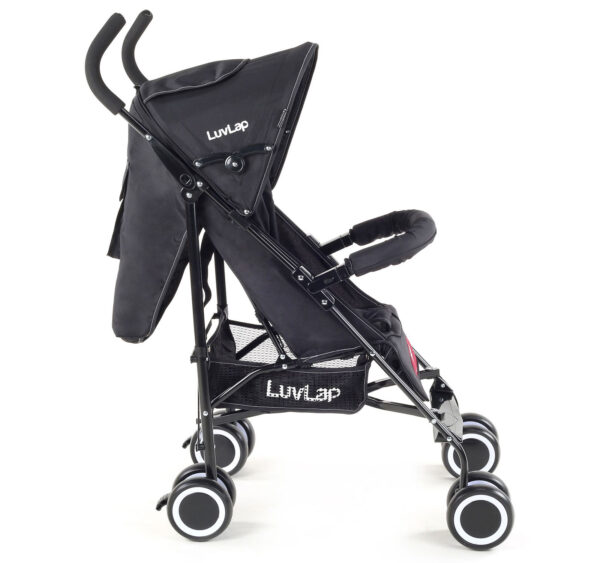 LuvLap City Baby Buggy Cum Stroller (18277) - Black-14968