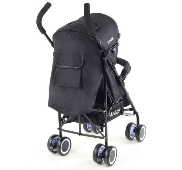 LuvLap City Baby Buggy Cum Stroller (18277) - Black-14967