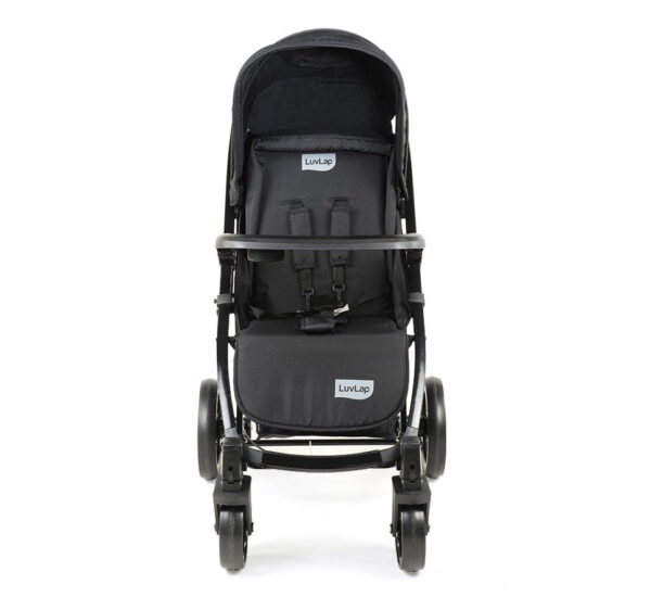 LuvLap Elite Baby Pram Stroller 18350 - Black-14979