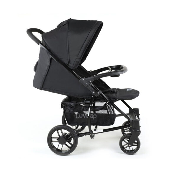 LuvLap Elite Baby Pram Stroller 18350 - Black-14983