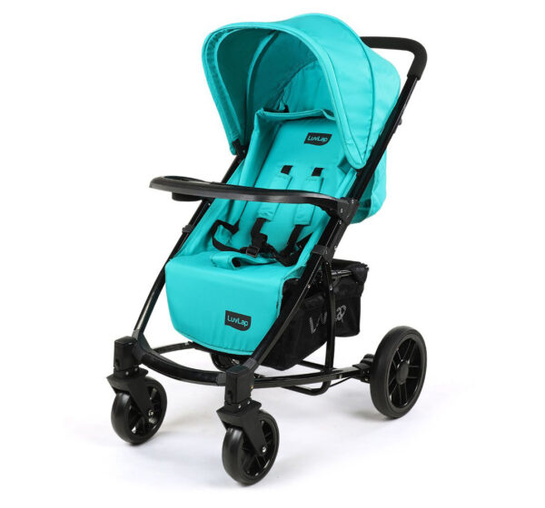 LuvLap Elite Baby Pram Stroller 18354 - Sea Green-0