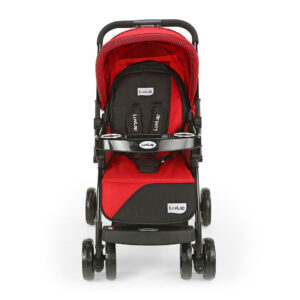 LuvLap Galaxy Baby Stroller (18258) - Red & Black-15043