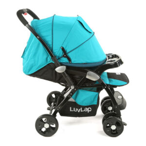 LuvLap Galaxy Baby Stroller (18260) - Aqua & Black-15058