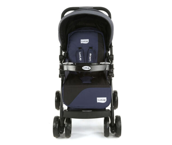 LuvLap Galaxy Baby Stroller (18257) - Black/Blue-15074