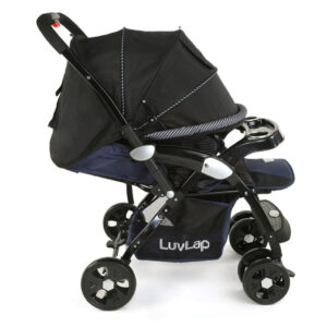 LuvLap Galaxy Baby Stroller (18257) - Black/Blue-15073