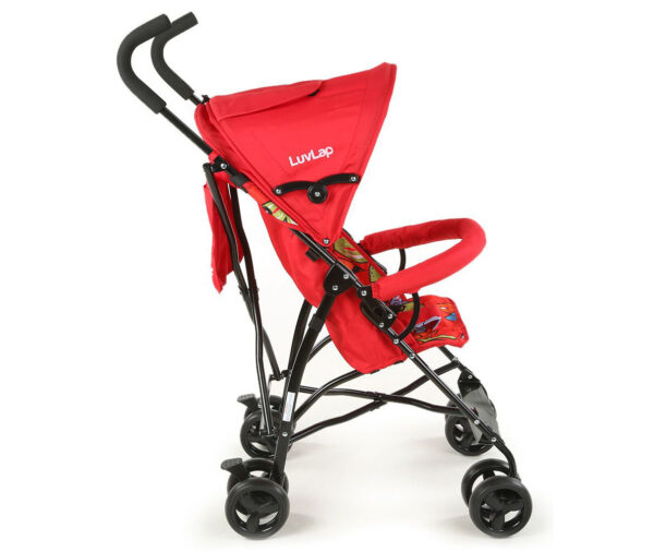 LuvLap Tutti Frutti Baby Stroller Buggy 18273 - Red-15123