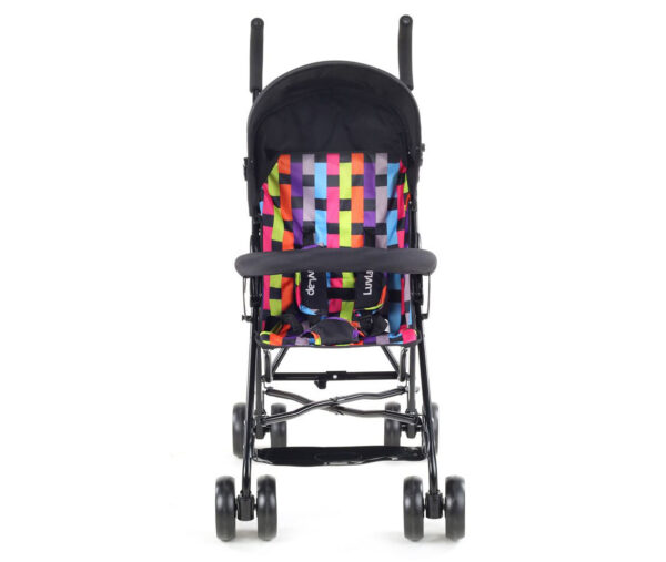 LuvLap Tutti Frutti Baby Stroller Buggy (18276) - Black-15134