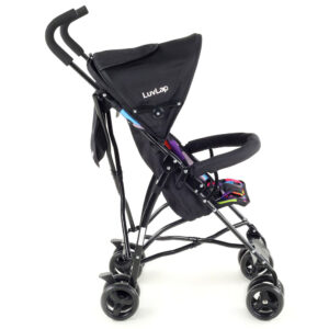 LuvLap Tutti Frutti Baby Stroller Buggy (18276) - Black-15137