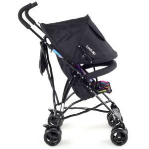 LuvLap Tutti Frutti Baby Stroller Buggy (18276) - Black-15135