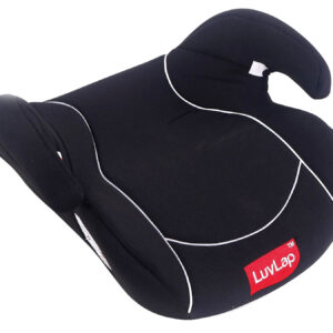 LuvLap Baby Backless Booster Car Seat - Black-0