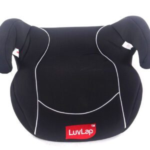 LuvLap Baby Backless Booster Car Seat - Black-15175