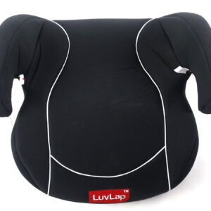 LuvLap Baby Backless Booster Car Seat - Black-15174