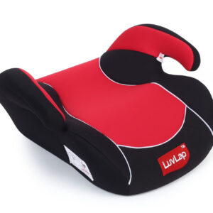LuvLap Backless Booster Baby Car Seat - Red-0