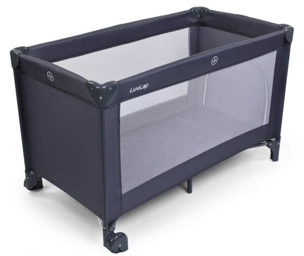 LuvLap Baby Playpen Sunshine 18359 - Grey-0