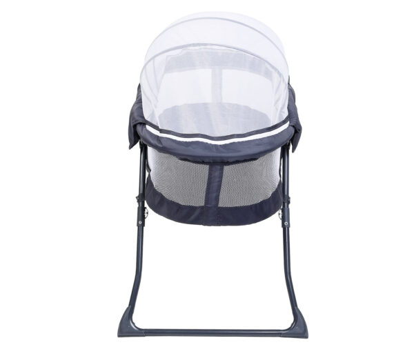 LuvLap Starshine Bassinet With Mosquito Net - Grey-15216